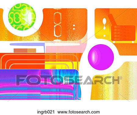 Clip Art - digital, illustration, women, people. Fotosearch