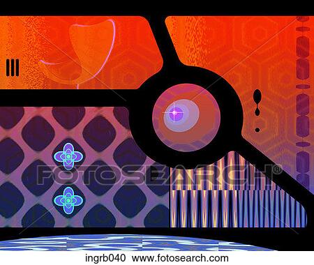 Clipart - digital, illustration, women, people. Fotosearch