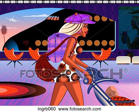 digital, illustration, women, people View Large Illustration Clipart - digital, illustration, women, people. Fotosearch