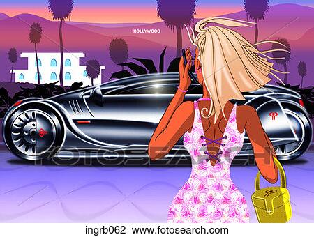 digital, illustration, women, people View Large Illustration Drawing - digital, illustration, women, people. Fotosearch