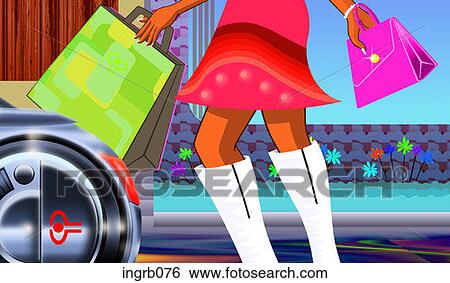 digital, illustration, women, people View Large Illustration Stock Illustration - digital, illustration, women, people. Fotosearch