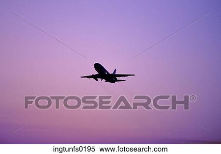 Airplane in Flight View Large Photo Image Stock Photography - Airplane in Flight. Fotosearch