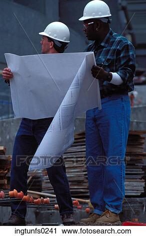 Architects Looking at Blueprints View Large Photo Image Stock Image - Architects Looking at Blueprints. Fotosearch