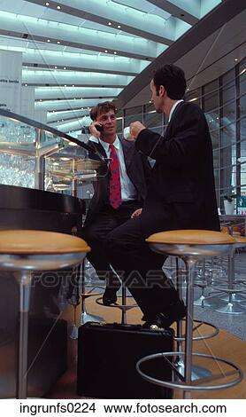 Picture - Businessmen Having Coffee. Fotosearch