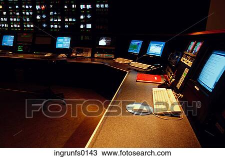 Stock Image - Control Room. Fotosearch