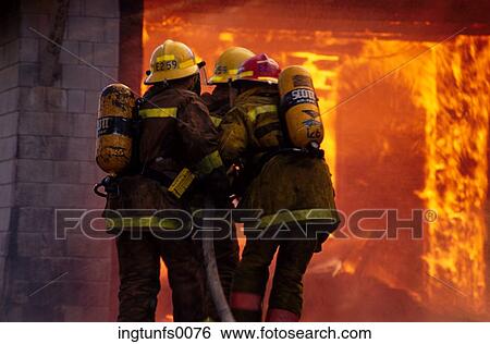 Firemen on the Scene View Large Photo Image Stock Photograph - Firemen on the Scene. Fotosearch