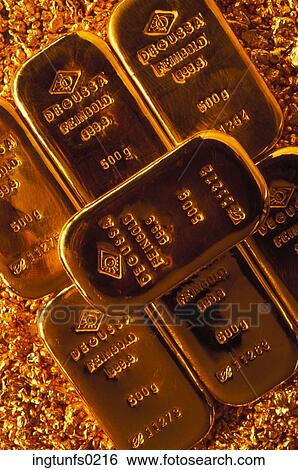 Stock Photograph - Gold Bars. Fotosearch
