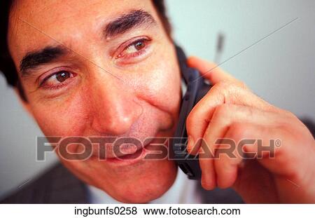 Man Talking on Cell Phone View Large Photo Image Stock Photo - Man Talking on Cell Phone. Fotosearch