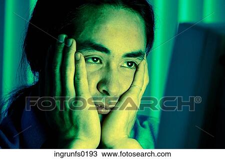 Stock Image - Monitor Depression. Fotosearch