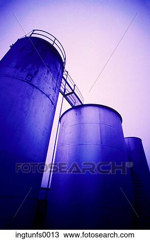 Oil Tanks View Large Photo Image Stock Image - Oil Tanks. Fotosearch