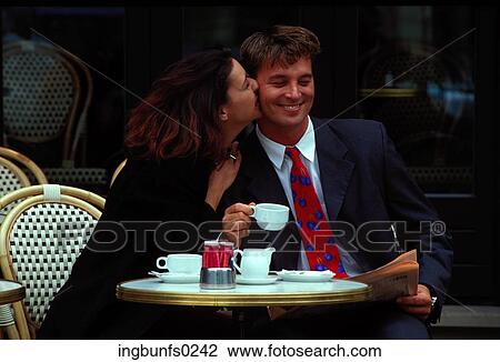 Professional Couple Having Coffee View Large Photo Image Stock Image - Professional Couple Having Coffee. Fotosearch