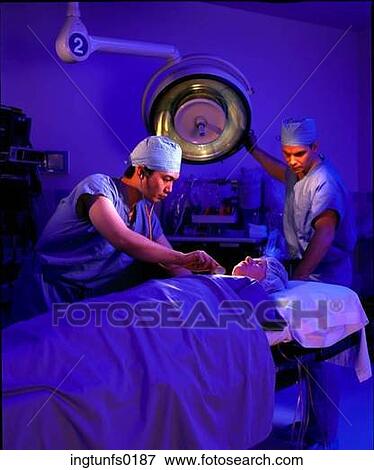Stock Photo - Treating the Patient. Fotosearch