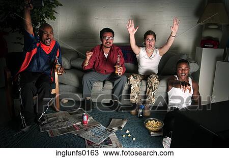 Friends Watching Sports View Large Photo Image Stock Image - Friends Watching Sports. Fotosearch