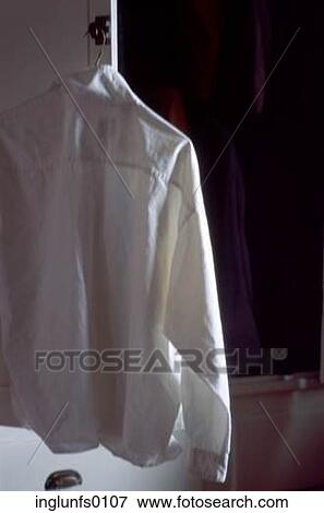 Hanging Shirt View Large Photo Image Stock Photo - Hanging Shirt. Fotosearch