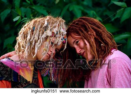 Stock Image - Kids with Dreadlocks. Fotosearch