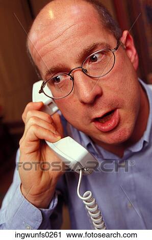 Man Talking on Telephone View Large Photo Image Stock Image - Man Talking on Telephone. Fotosearch