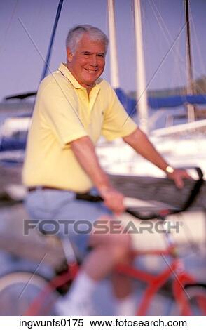 Senior Sailor on Bike View Large Photo Image Stock Photography - Senior Sailor on Bike. Fotosearch