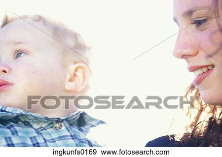 Woman and Baby View Large Photo Image Stock Photo - Woman and Baby. Fotosearch