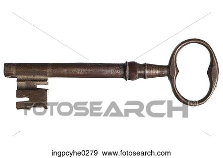 Antique metal key View Large Photo Image Stock Photo - Antique metal key . Fotosearch
