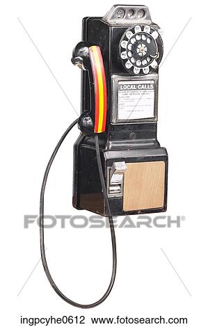 Antique payphone View Large Photo Image Stock Image - Antique payphone . Fotosearch