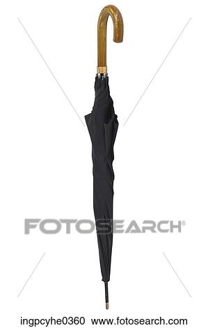 Stock Image - Black umbrella . Fotosearch
