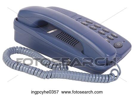 Stock Photo - Blue touchtone telephone L10. Fotosearch