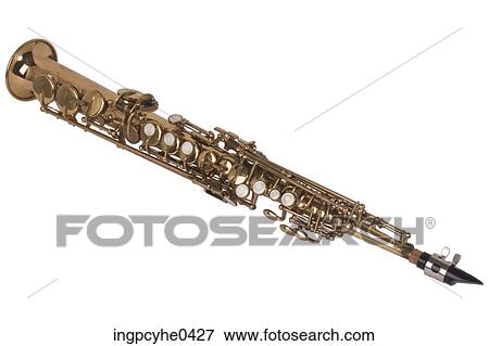 Stock Photo - Brass clarinet L1. Fotosearch