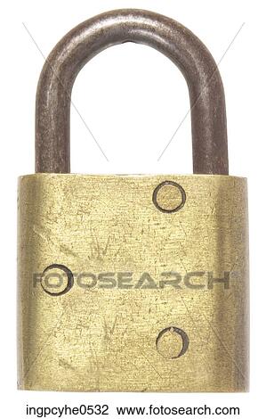 Brass padlock View Large Photo Image Stock Image - Brass padlock . Fotosearch