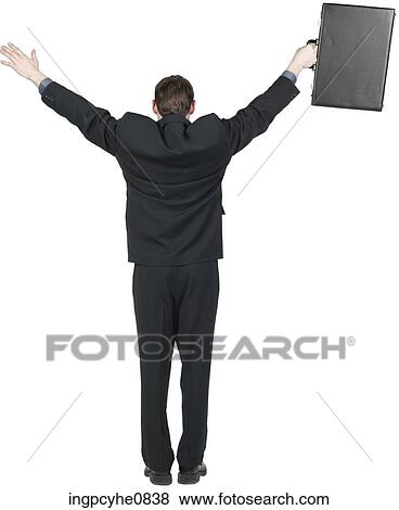 Business man with a briefcase View Large Photo Image Stock Photo - Business man with a briefcase. Fotosearch