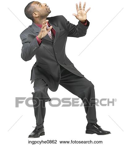 businessman with goatee gazing upwards View Large Photo Image Stock Image - businessman with goatee gazing upwards . Fotosearch