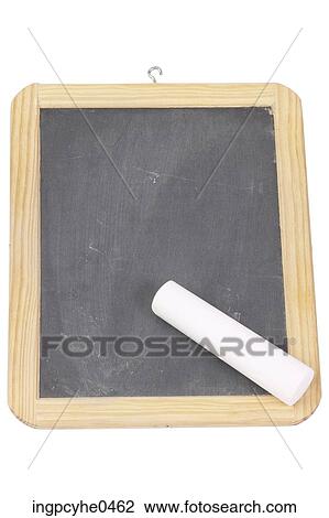 Stock Image - Chalk and chalkboard . Fotosearch