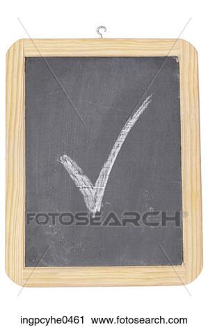 Check mark on chalkboard View Large Photo Image Stock Image - Check mark on chalkboard . Fotosearch