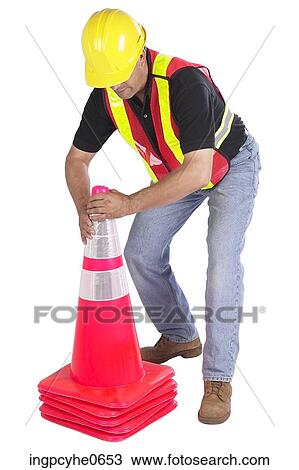 Stock Image - Construction worker . Fotosearch