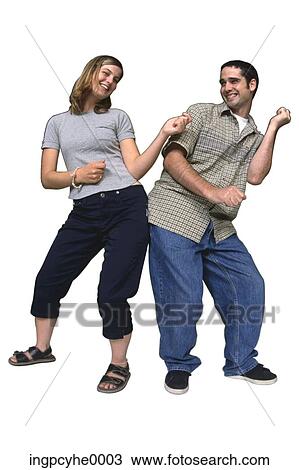 Stock Image - couple dancing to music. Fotosearch
