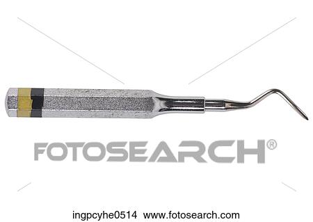 Dentist s metal examination probe View Large Photo Image Picture - Dentist s metal examination probe . Fotosearch
