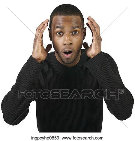 Excited young adult View Large Photo Image Stock Photo - Excited young adult . Fotosearch