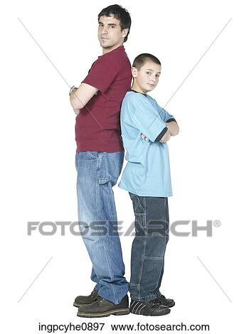 Father and son View Large Photo Image Stock Photo - Father and son . Fotosearch