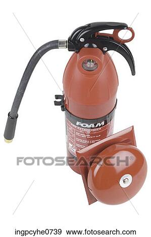 Fire extinguisher & bell BE View Large Photo Image Stock Photo - Fire extinguisher & bell BE . Fotosearch