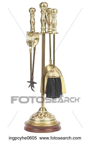 Fireplace toolset View Large Photo Image Stock Photography - Fireplace toolset . Fotosearch
