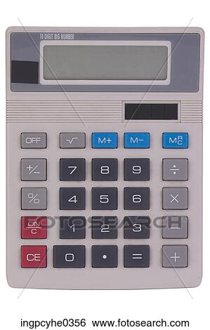 Gray calculator L8 View Large Photo Image Stock Photograph - Gray calculator L8. Fotosearch