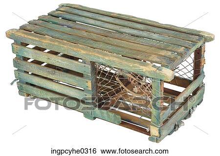 Green wooden lobster trap 3 View Large Photo Image Stock Photograph - Green wooden lobster trap 3. Fotosearch