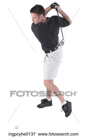 Man with golf club 9 View Large Photo Image Stock Photo - Man with golf club 9. Fotosearch