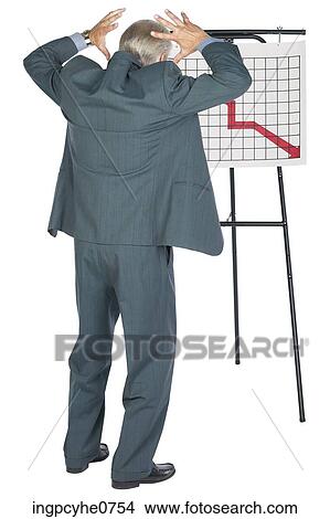 man with graph BE View Large Photo Image Picture - man with graph BE . Fotosearch