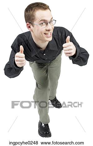 man with thumbs up  View Large Photo Image Stock Photo - man with thumbs up . Fotosearch