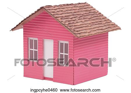 Model pink house View Large Photo Image Stock Image - Model pink house . Fotosearch