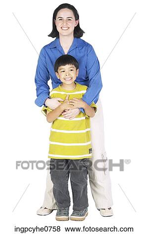 Stock Photo - mother and son BE . Fotosearch