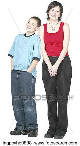 Mother and son View Large Photo Image Stock Photo - Mother and son . Fotosearch
