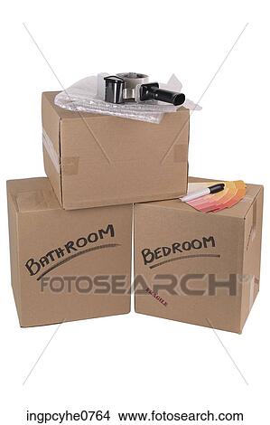 Packed Boxes BE View Large Photo Image Picture - Packed Boxes BE . Fotosearch