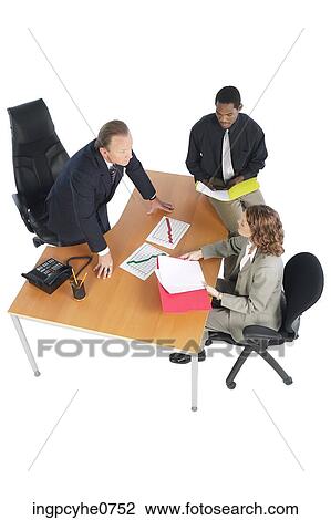 Stock Image - People Communicating BE . Fotosearch