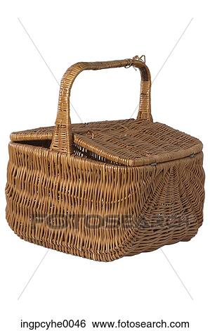 Picnic basket View Large Photo Image Stock Photograph - Picnic basket. Fotosearch